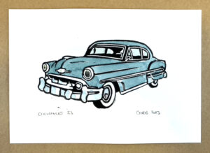 Scharvogel_Chevrolet53_mit Aquarell_1